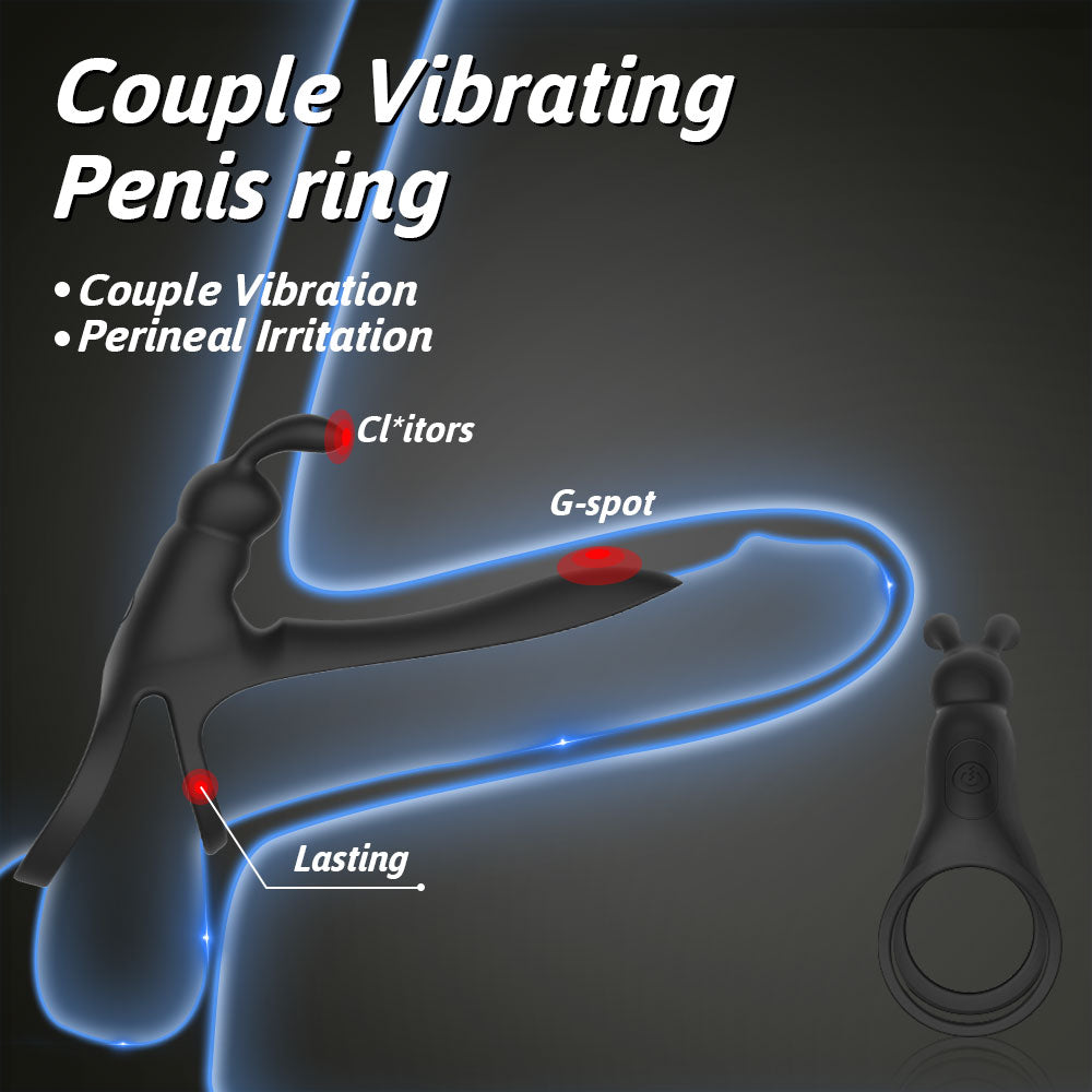Tusky Couple Vibrating Penis Ring