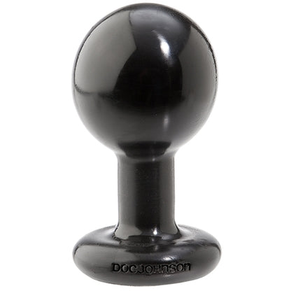Ball Shape Anal Plug - Medium, Black