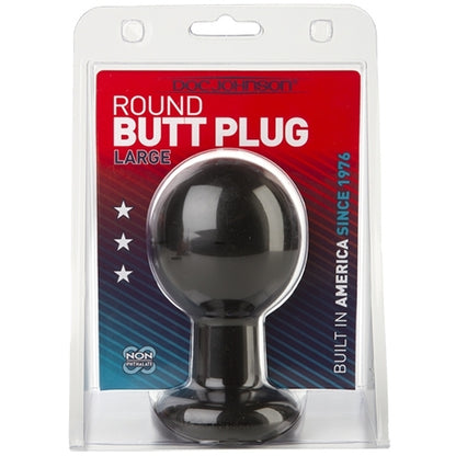 Ball Shape Anal Plug - Large, Black