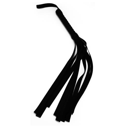 Sex & Mischief Black Faux Leather Flogger