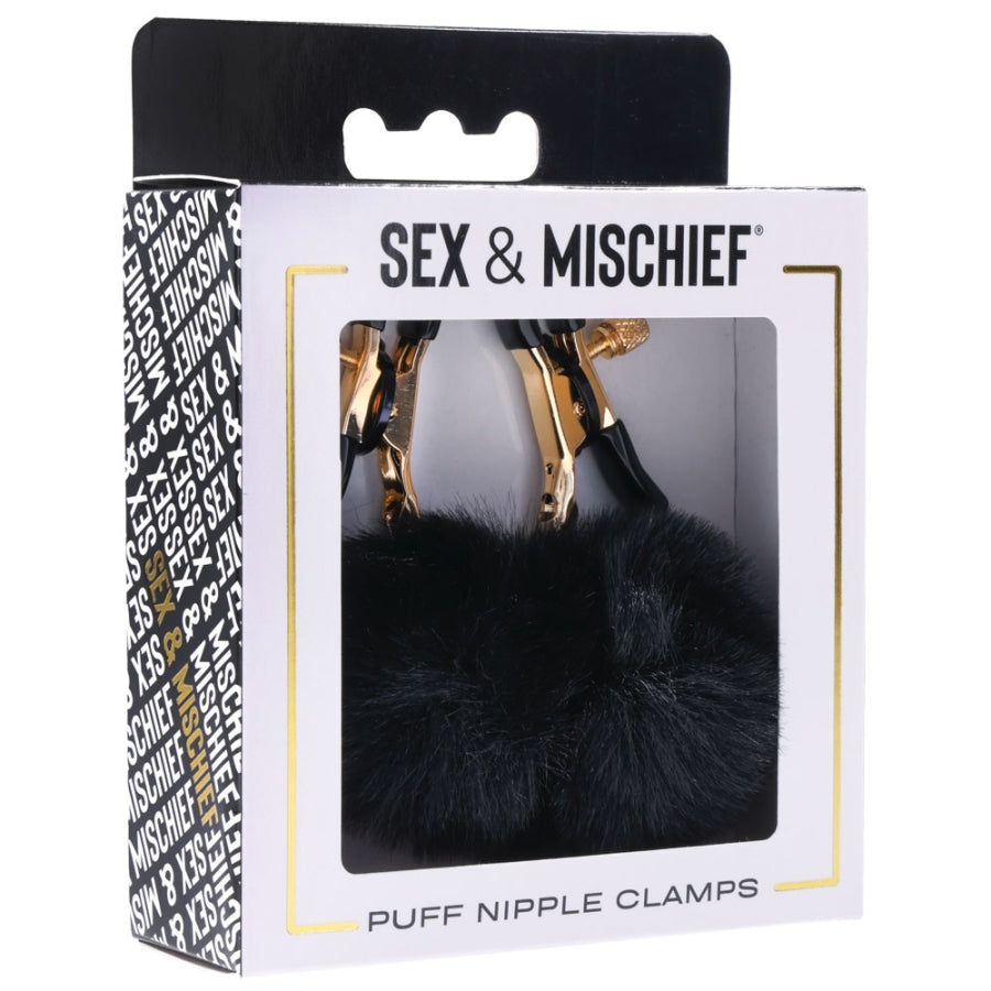 S&M Puff Nipple Clamps - Thorn & Feather