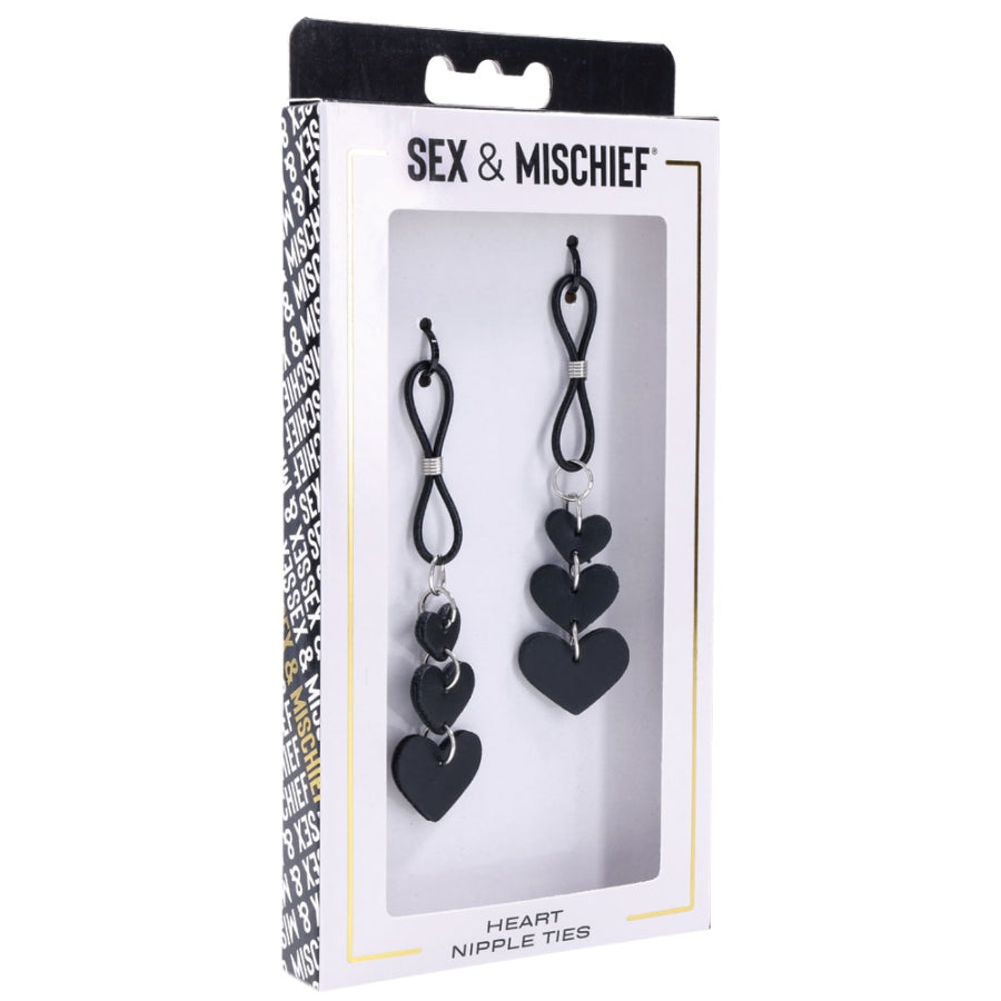 S&M Heart Nipple Ties - Thorn & Feather
