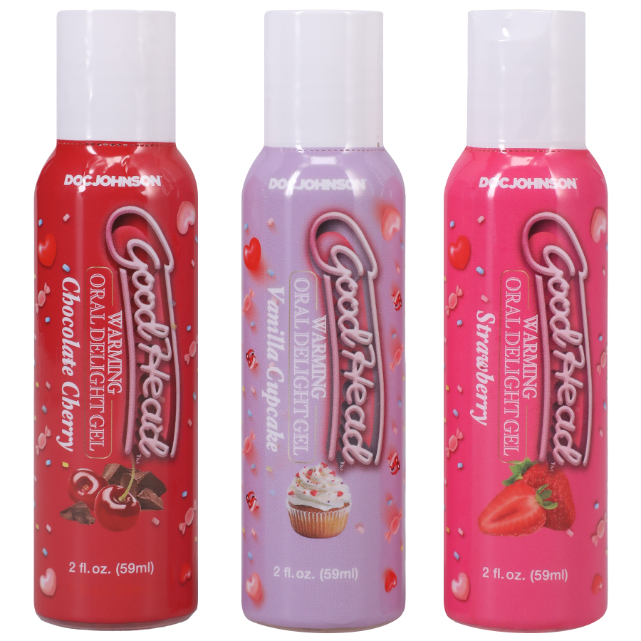 Gel buccal chauffant GoodHead - Paquet de 3, 2 oz.