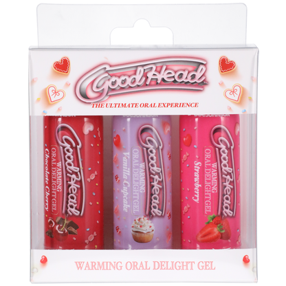 GoodHead Warming Oral Delight Gel - 3 pack, 2oz.