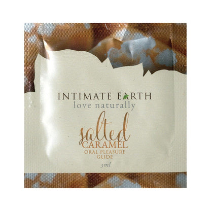 Deslizamiento de sabores naturales de Intimate Earth - Caramelo salado