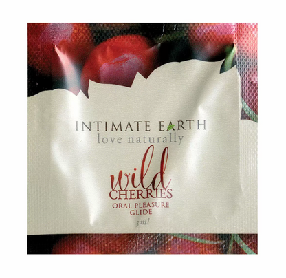 Intimate Earth Natural Flavors Glide - Wild Cherries