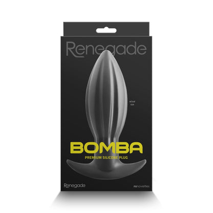 Renegade Bomba Butt Plug - Black, Large