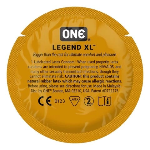 ONE Legend XL Condoms - Bulk Each