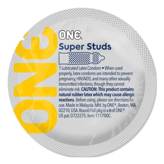 ONE Super Studs Condoms - Bulk Each