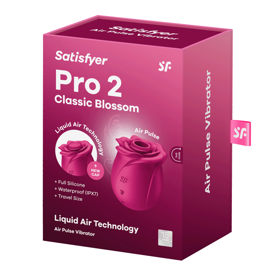 Vibromasseur Air Pulse classique Blossom Satisfyer Pro 2 