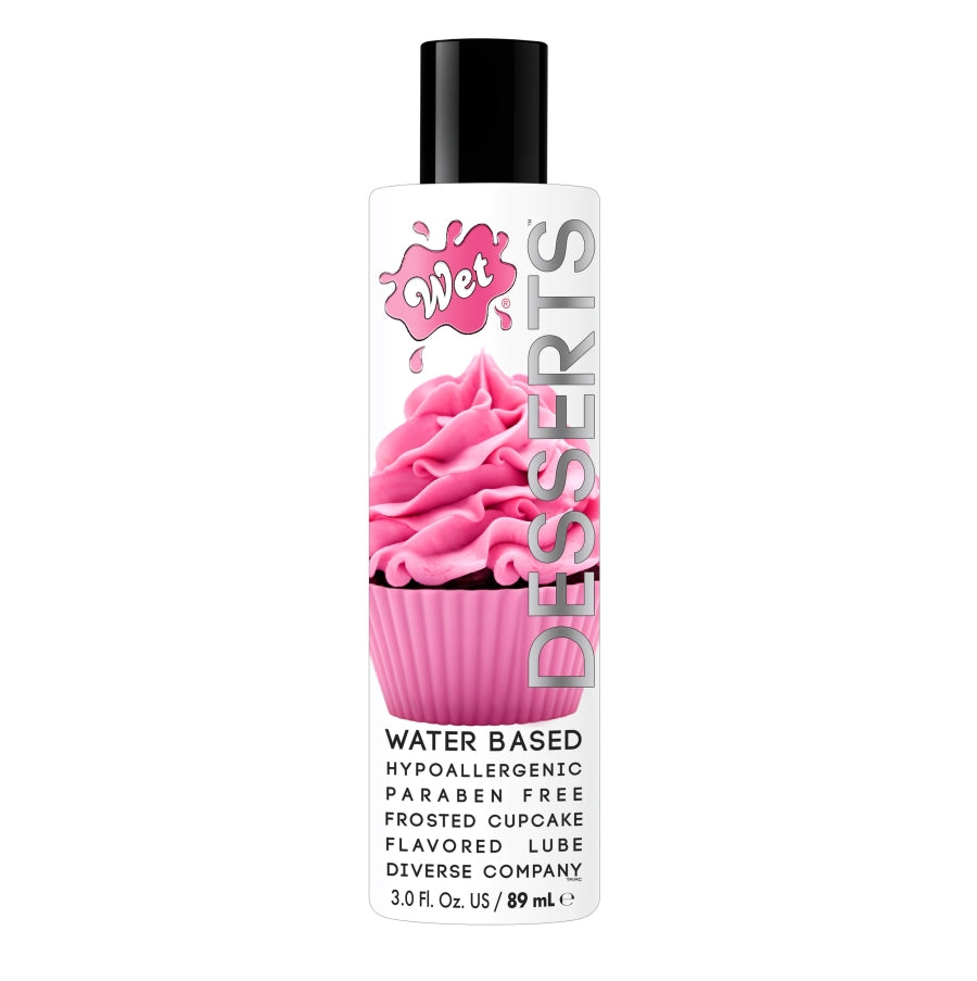Wet Desserts Frosted Cupcake Edible Lubricant - 3.0 Fl.oz/89mL