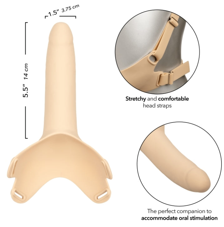 Dong en silicone Accommodator - Ivoire