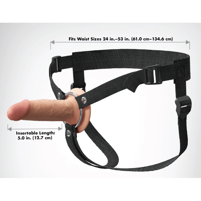 5" Dual Density Hollow Strap-On