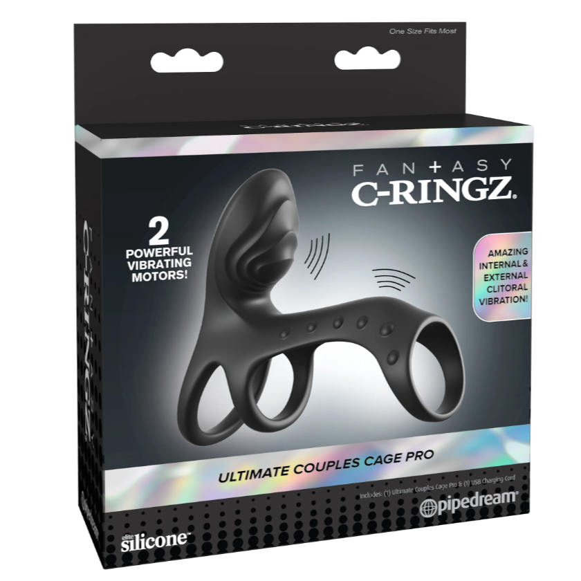 C-Ringz Ultimate Couples Cage Pro - Noir