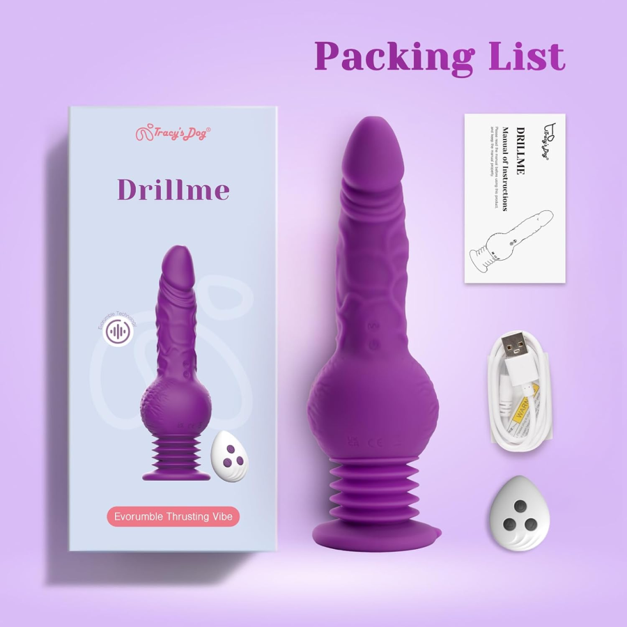 Tracy's Dog Drillme Thrusting Dildo Vibrator AI Version