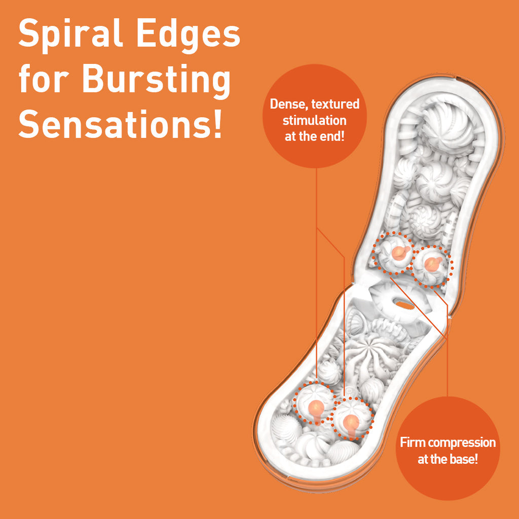 Tenga FLIP ORB Male Masturbator - Sunset Orange