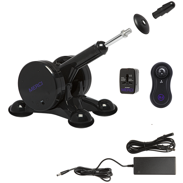 Kink par Doc Johnson Fucking Machines Power Banger - Noir