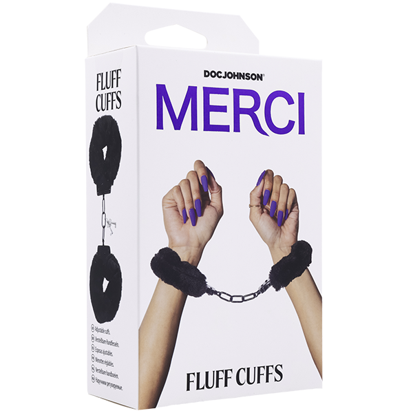 Merci Menottes Fluff - Noir