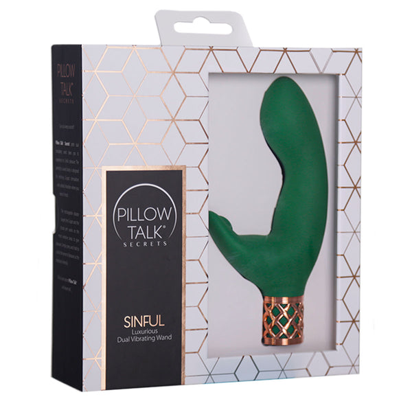 Pillow Talk Secrets Sinful Dual Vibrating Wand