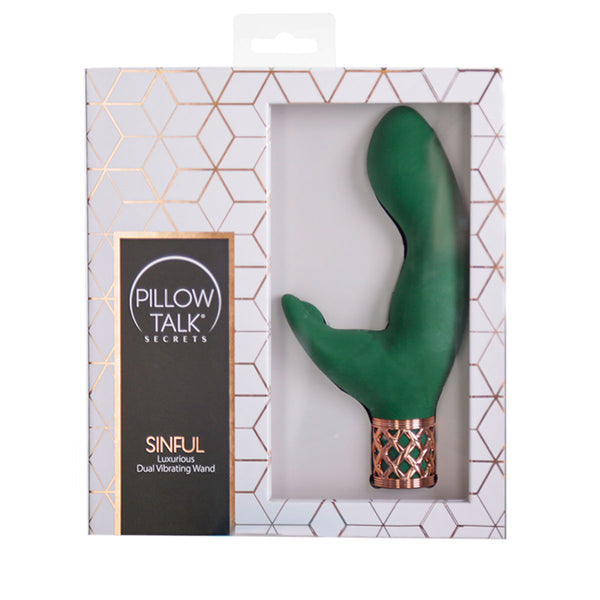 Pillow Talk Secrets Sinful Dual Vibrating Wand