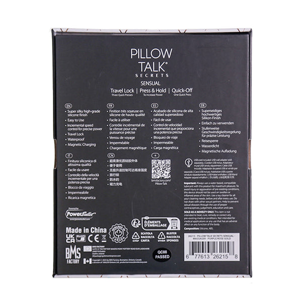 Pillow Talk Secrets Sensual Thrusting Wand