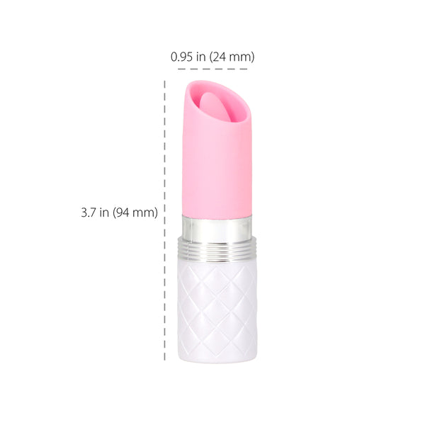 Pillow Talk Lusty Luxurious Flickering Massager - Pink - Thorn & Feather