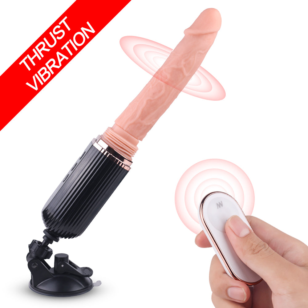 Gatling Plus Thrusting Remote Control Vibrator
