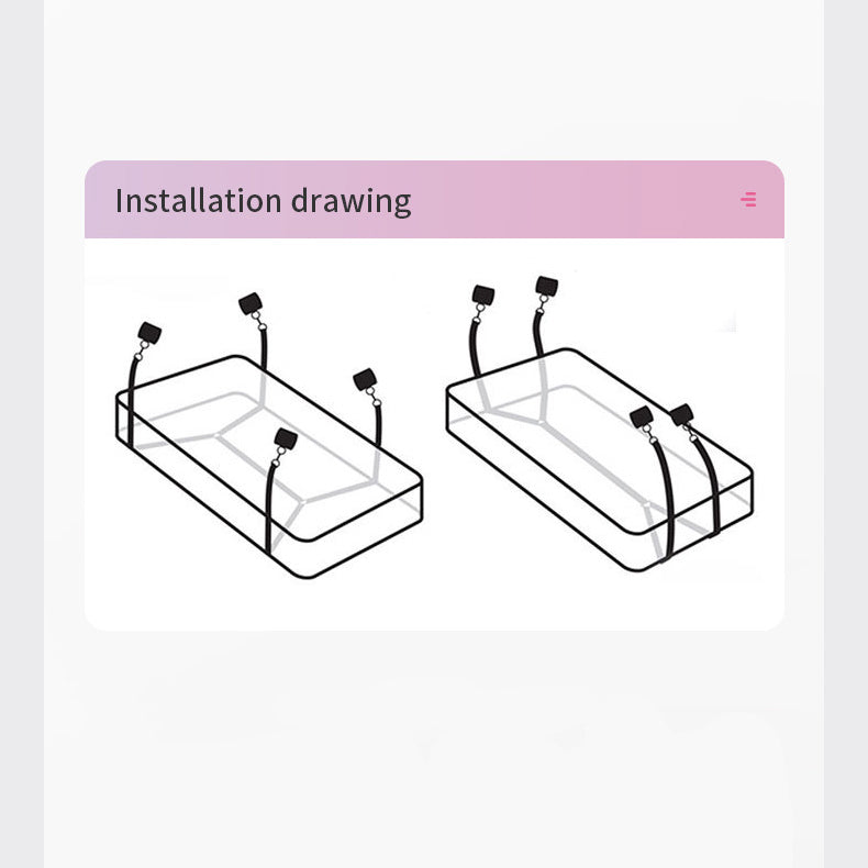 Adjustable Bed Bondage Restraint Set