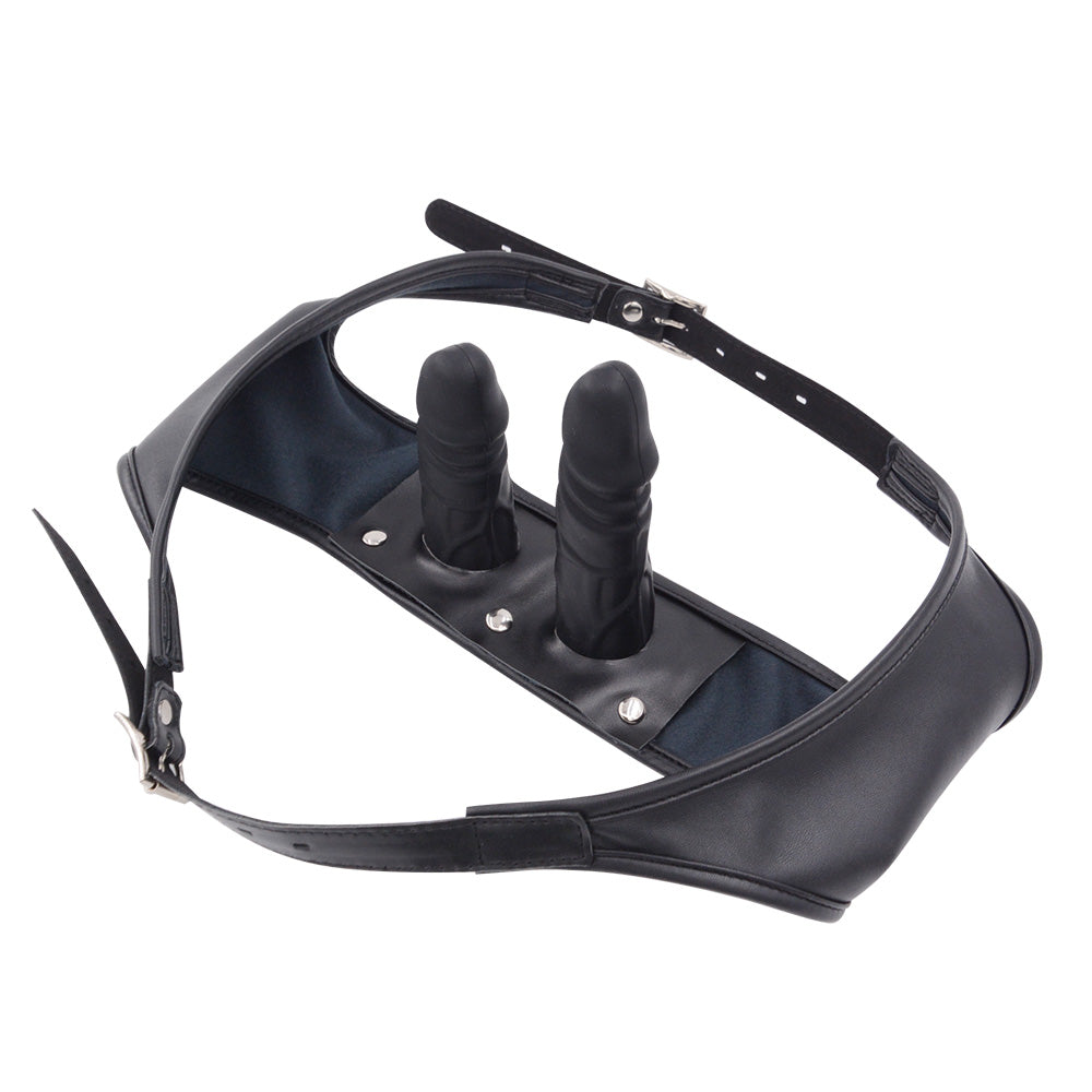 Lockable Detachable Dildo & Anal Plug Panty Harness