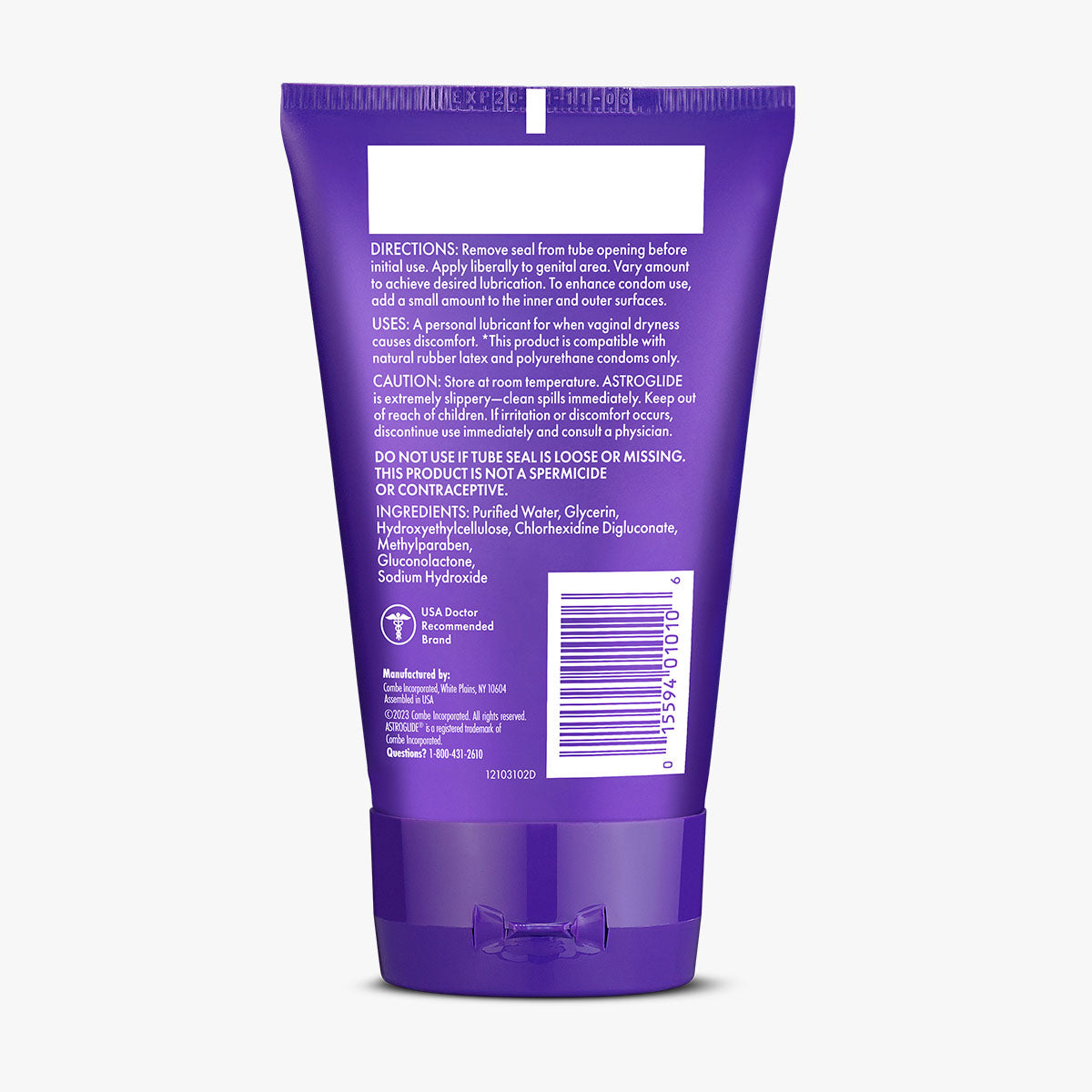 Astroglide Water-Based Gel - 4oz/113g