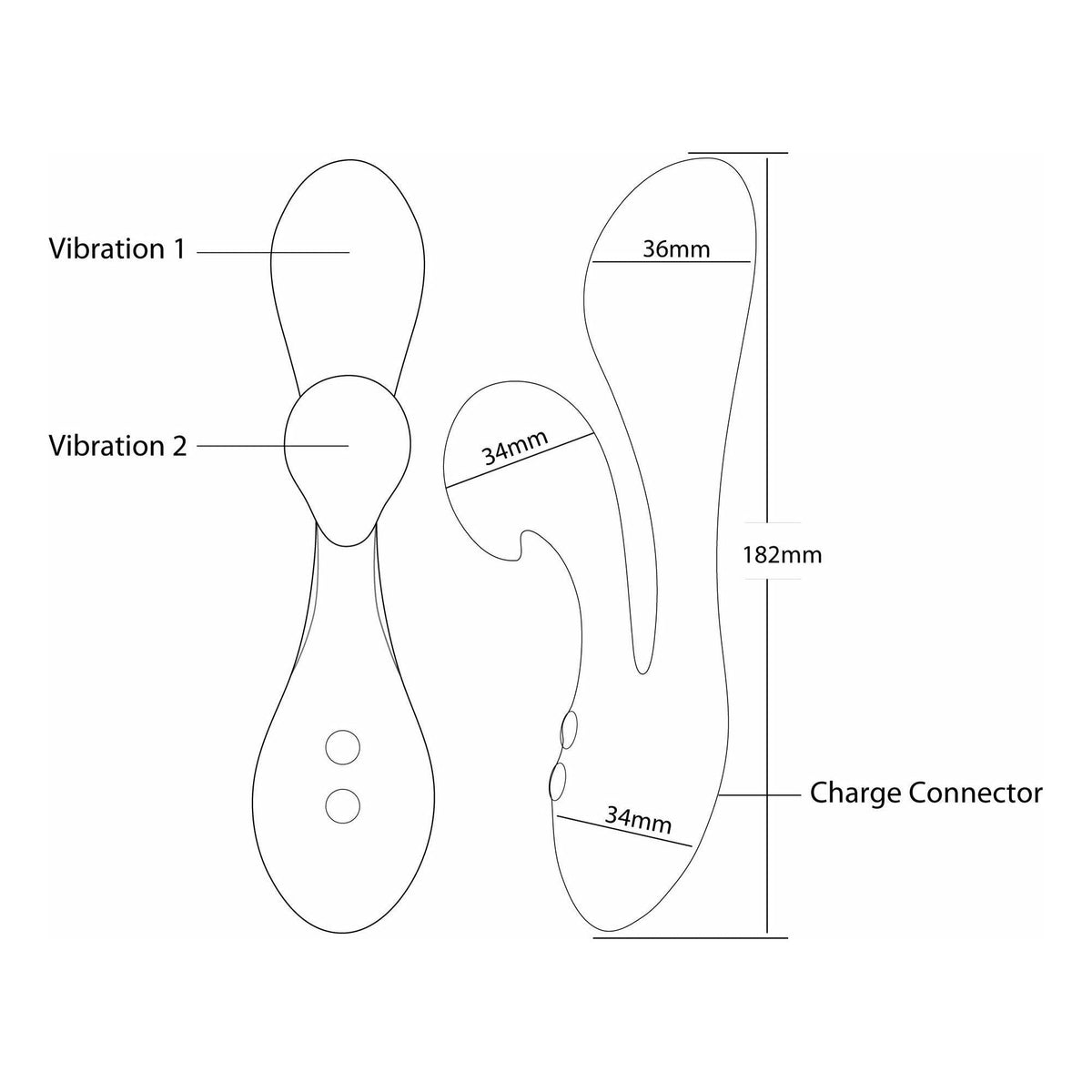Le Swan Silhouette Vibrateur Double