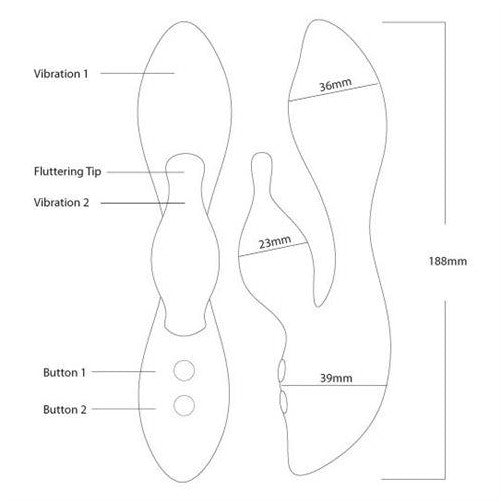 The Cygnet Swan Clitoral & G-spot Vibrator