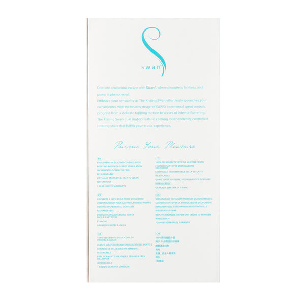 The Kissing Swan Dual Action Vibrator