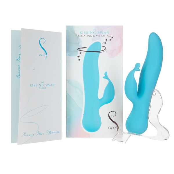 The Kissing Swan Dual Action Vibrator