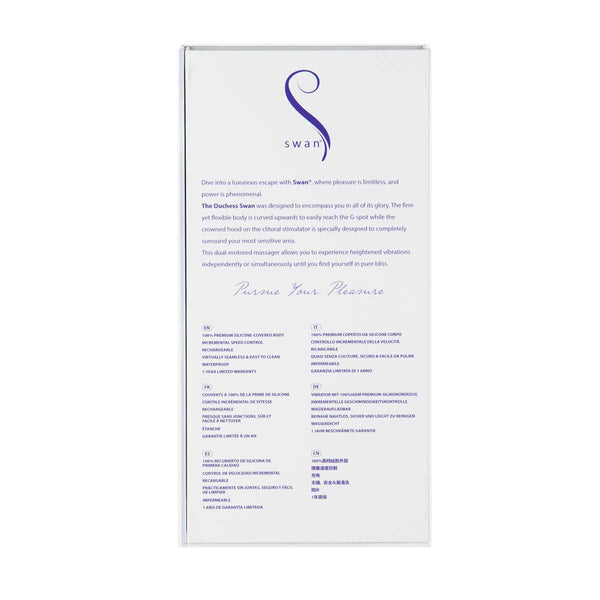The Swan Duchess Rechargeable Dual Vibrator