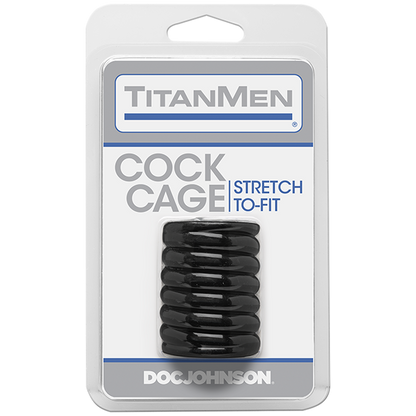 TitanMen Tools Cock Cage - Black
