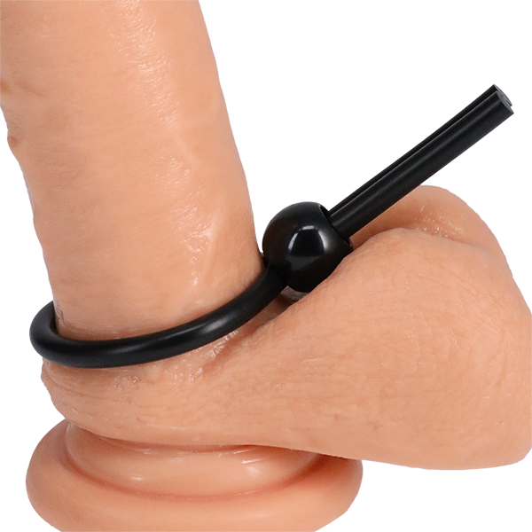 Anneau pénien en métal recouvert de silicone Merci The Paradox