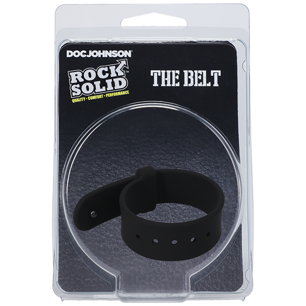 Rock Solid The Belt Adjustable Silicone C-Ring - Black