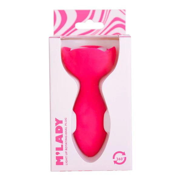 M’Lady Light Up Rotating Anal Plug