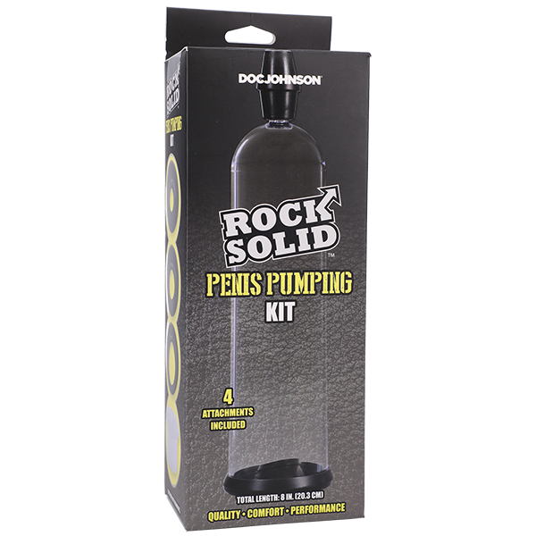 Rock Solid Penis Pumping Kit - Thorn & Feather