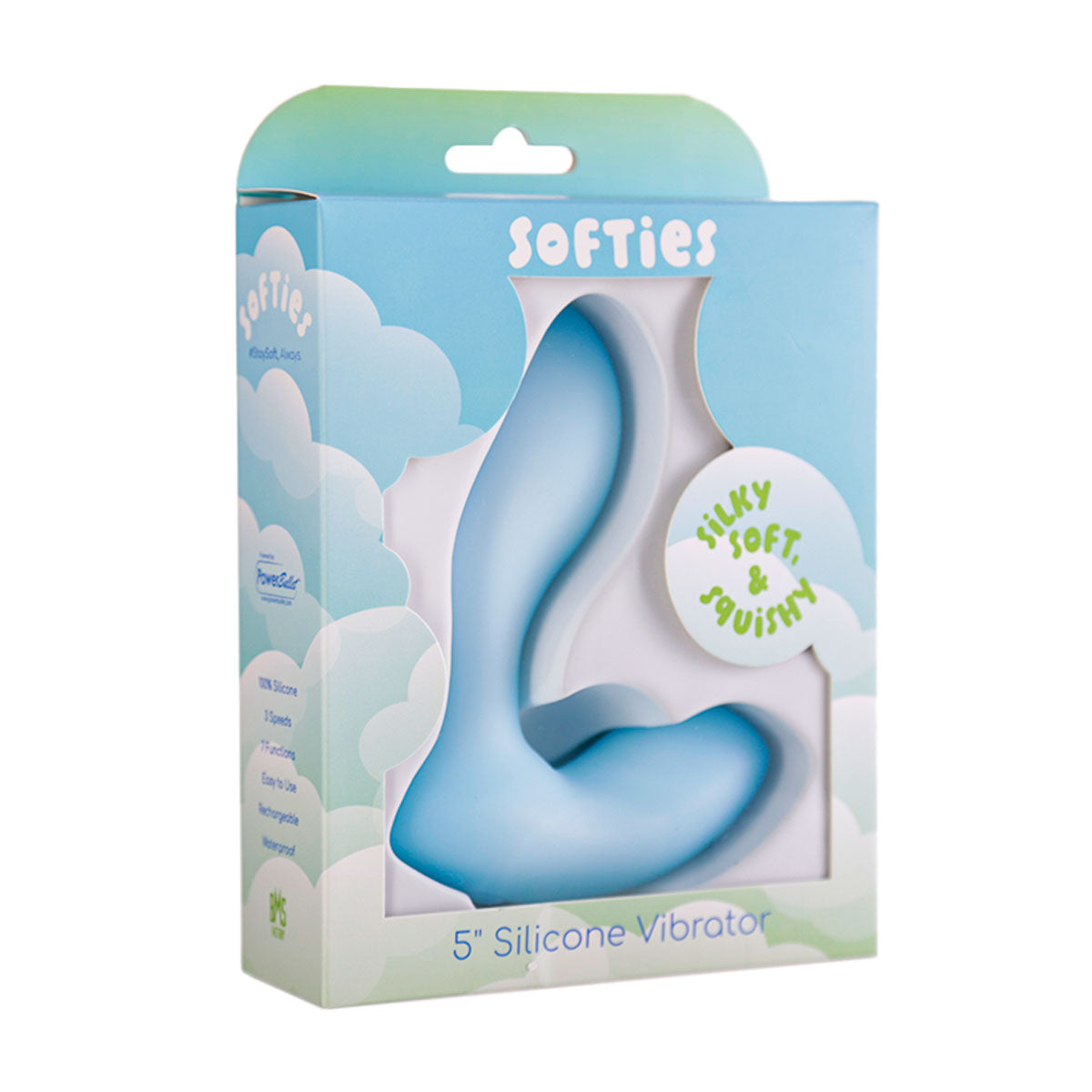 Vibrateur en silicone Softies de 5 pouces