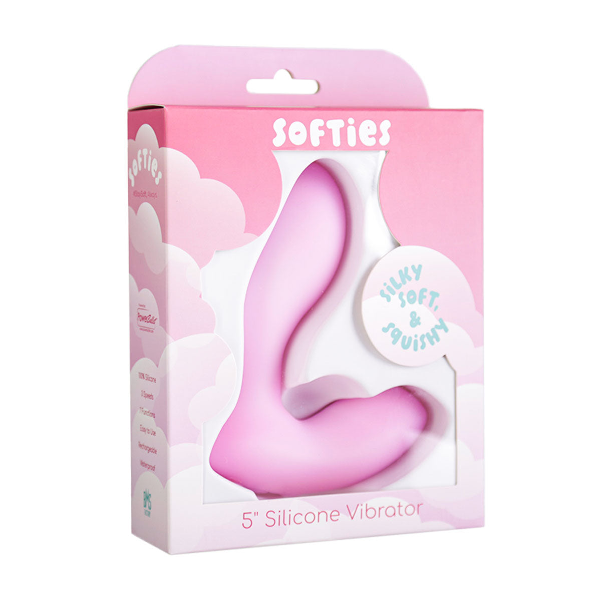 Vibrateur en silicone Softies de 5 pouces