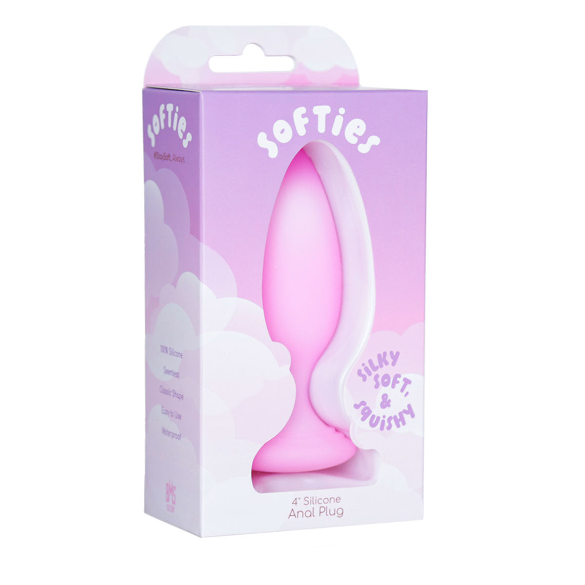 Bouchon anal en silicone Softies de 4 pouces