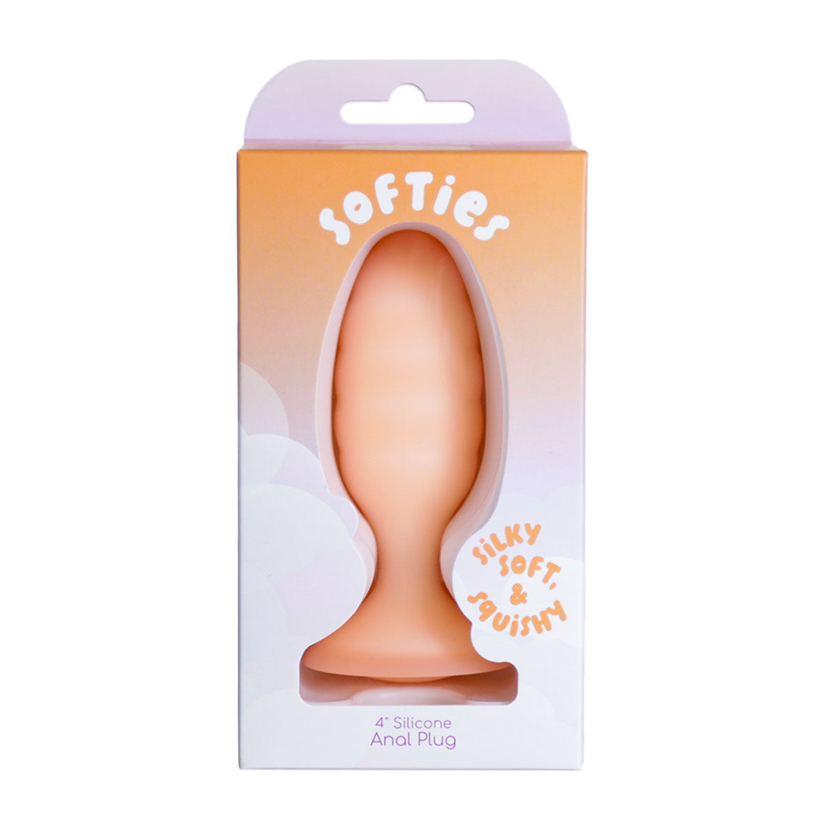 Bouchon anal en silicone Softies de 4 pouces