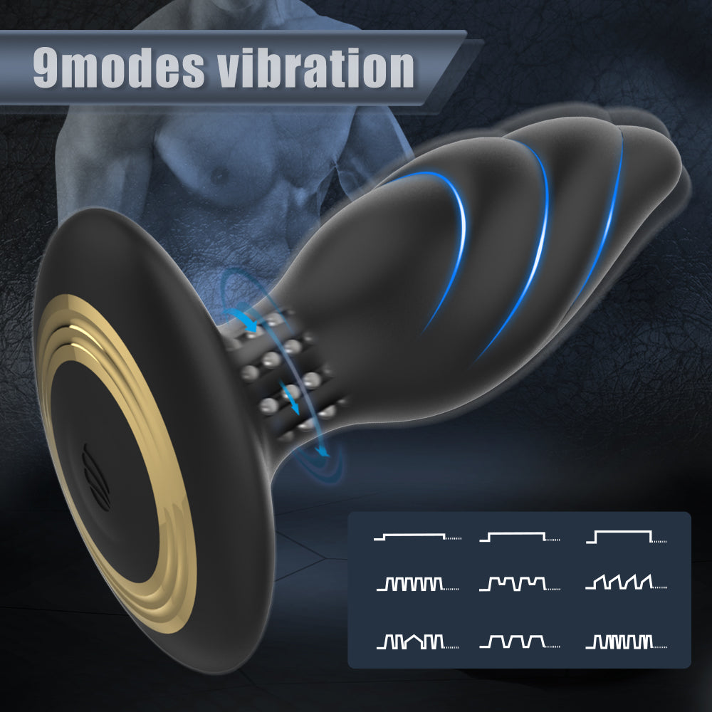 Whirlwind Remote Control Rotating Anal Plug