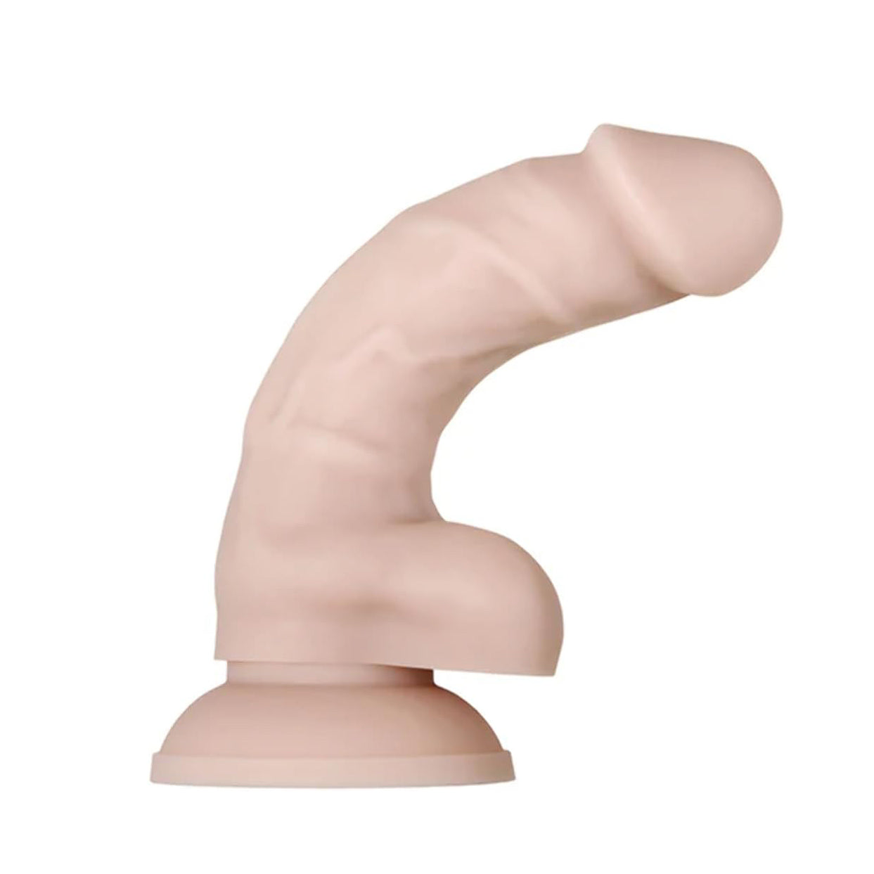Real Supple Silicone Gode Articulé 6" - Clair