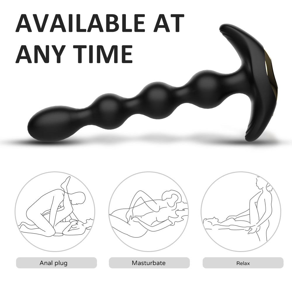Austin Flexible Vibrating Anal Beads