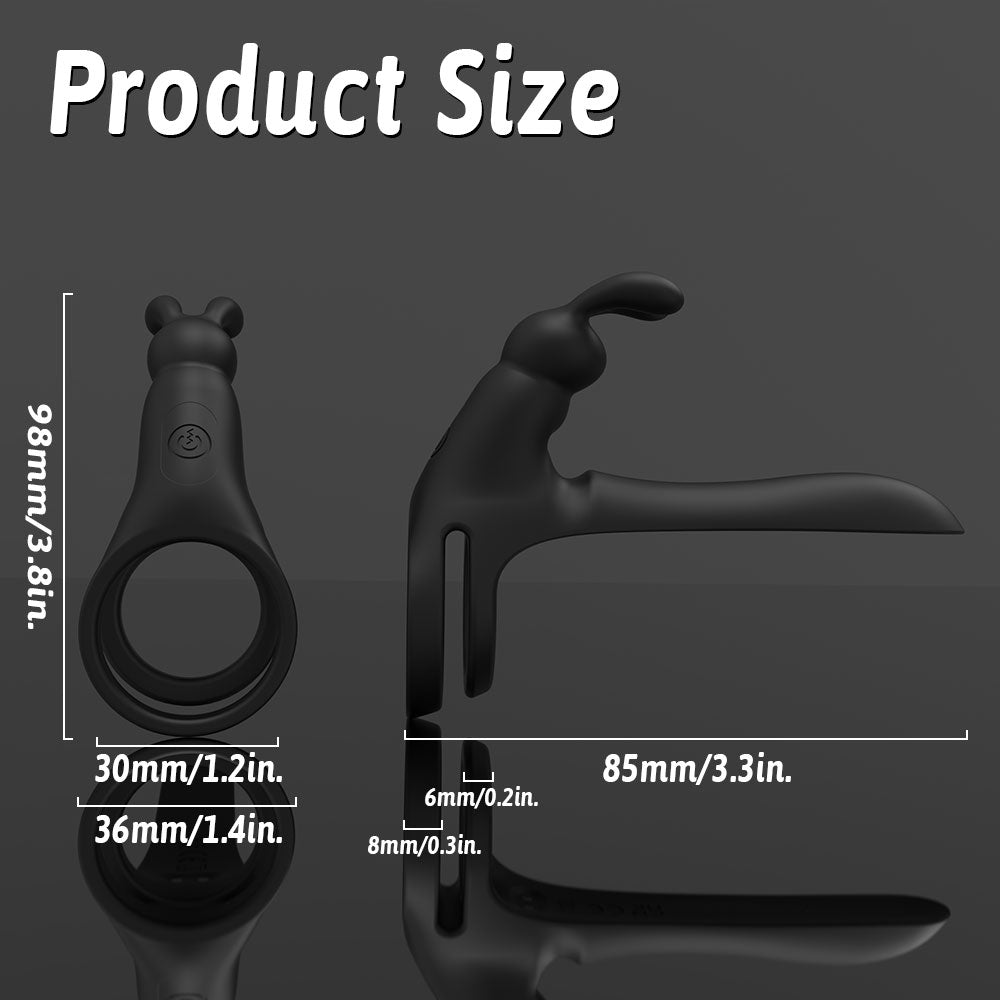 Tusky Couple Vibrating Penis Ring