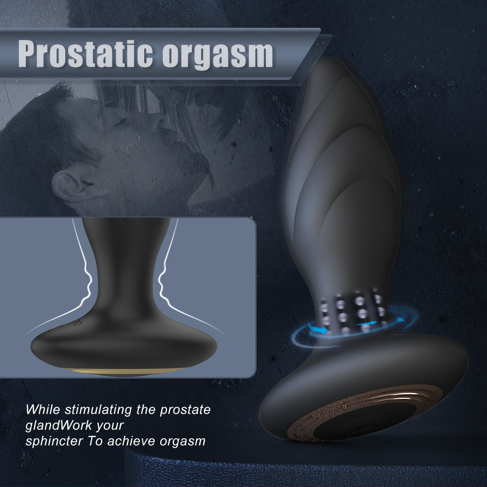 Whirlwind Remote Control Rotating Anal Plug