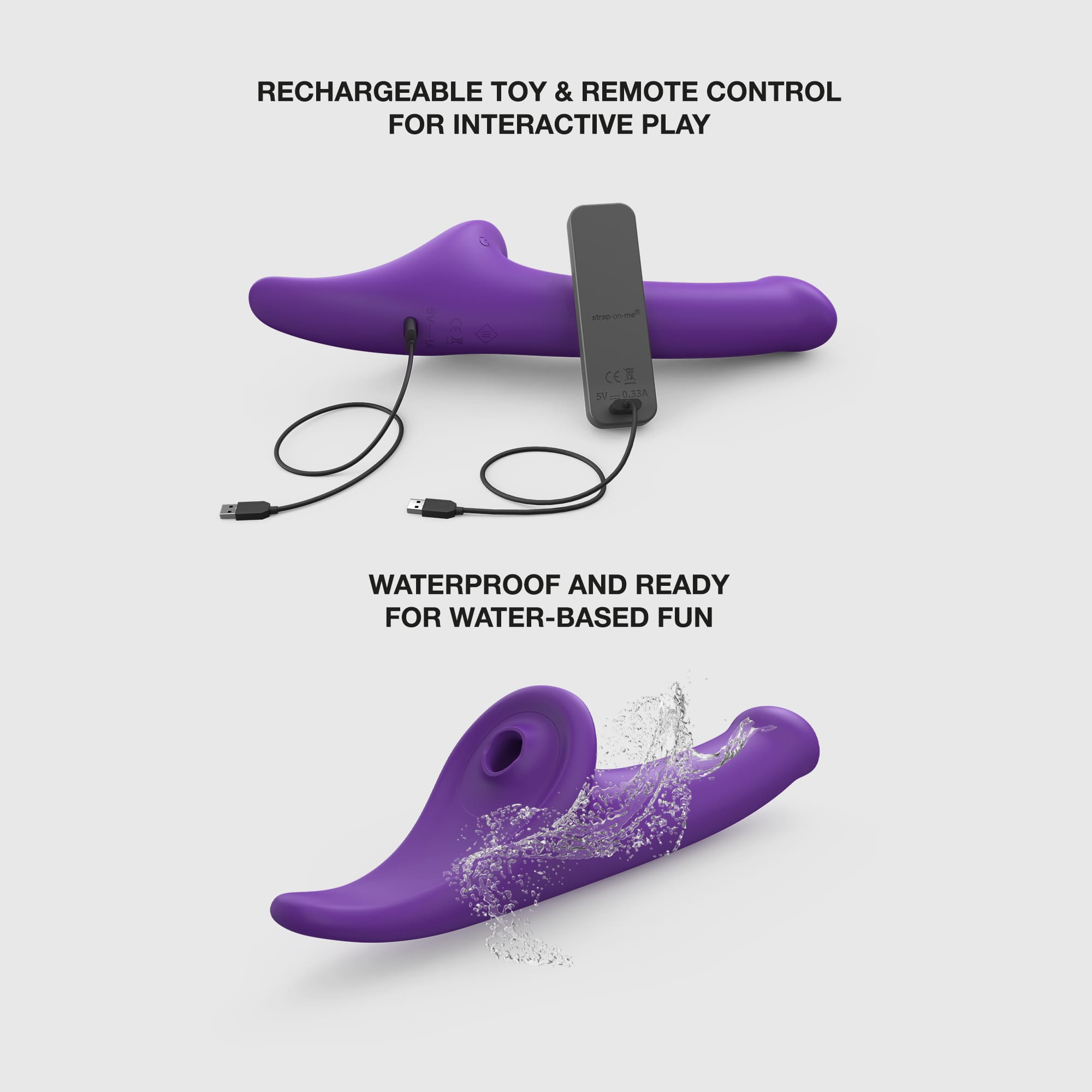 Semi-Realistic Remote Multi Orgasm Dildo
